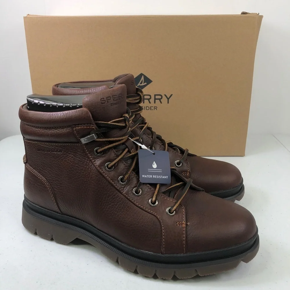 Sperry Watertown LTT Leather Boots Water-Resistant